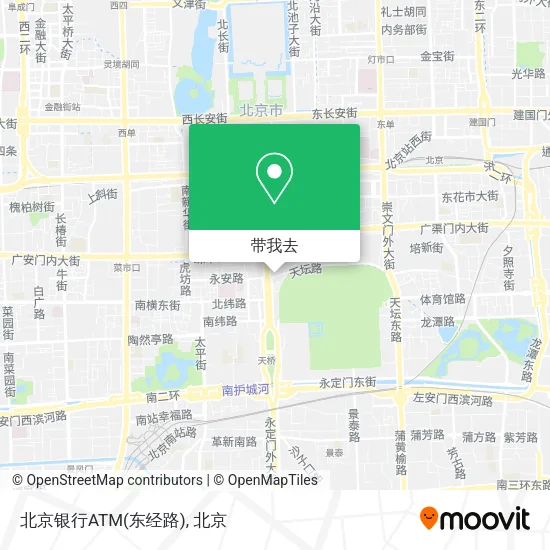 北京银行ATM(东经路)地图