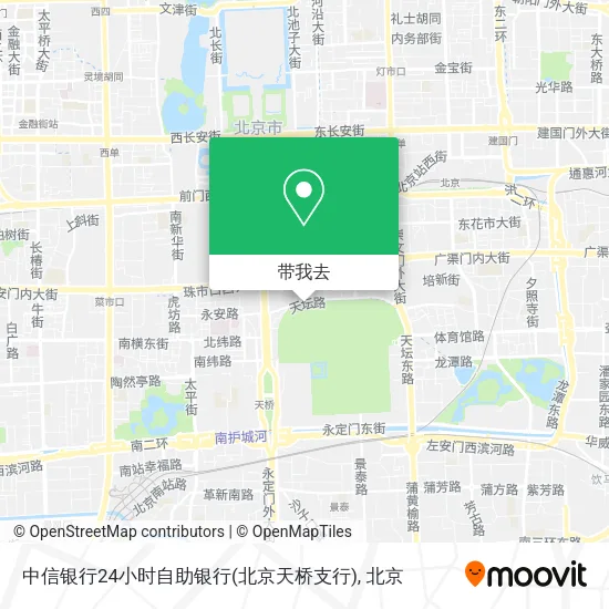 中信银行24小时自助银行(北京天桥支行)地图