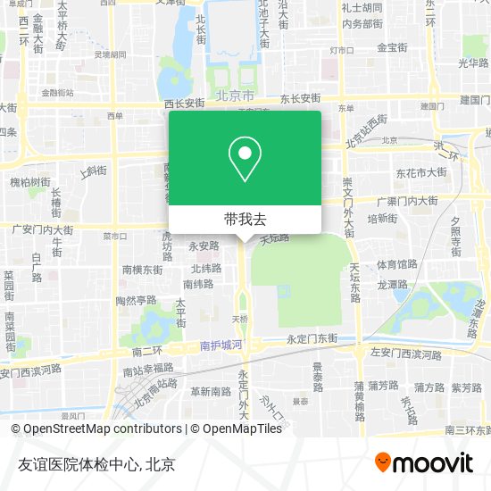 友谊医院体检中心地图