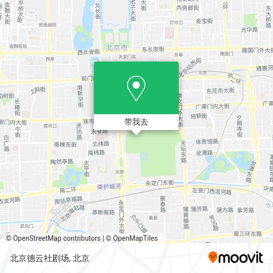 北京德云社剧场地图