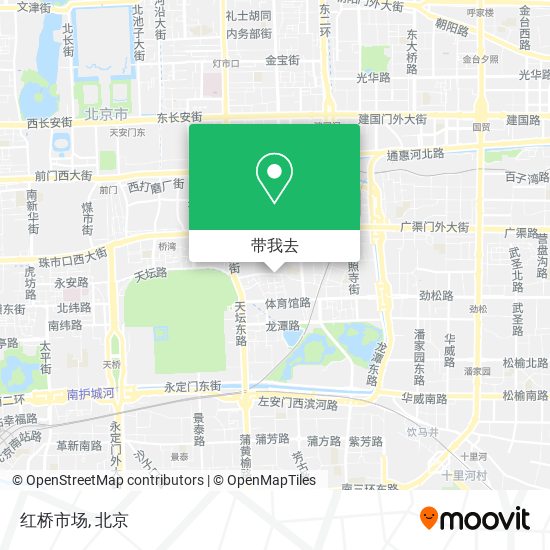红桥市场地图