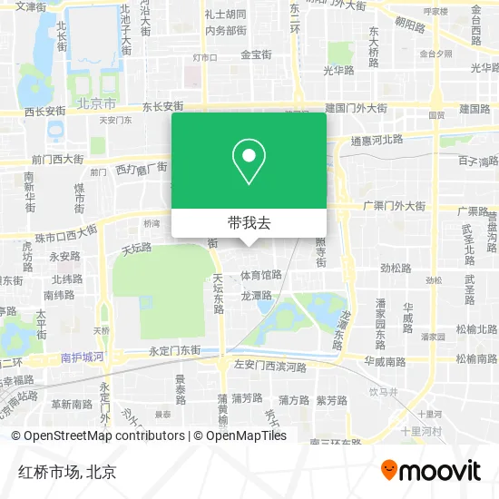红桥市场地图