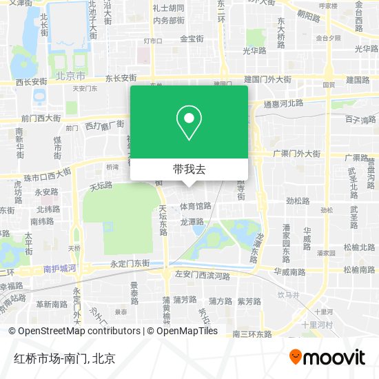 红桥市场-南门地图