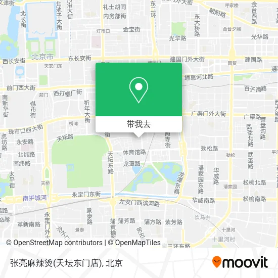 张亮麻辣烫(天坛东门店)地图