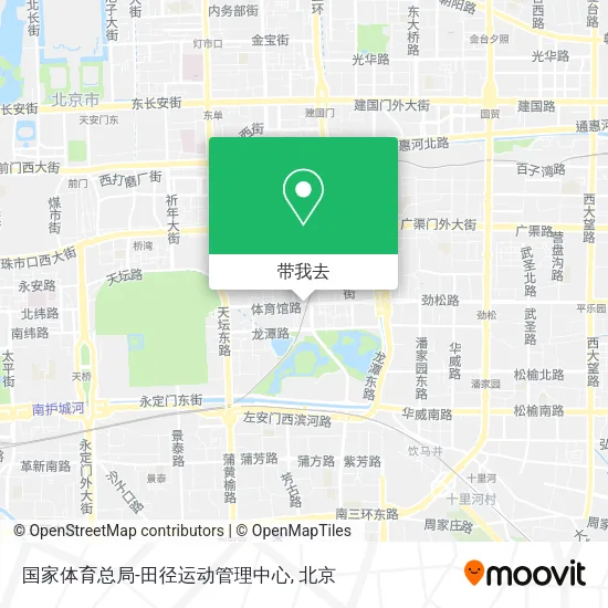 国家体育总局-田径运动管理中心地图