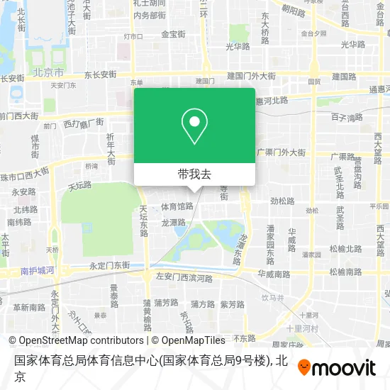 国家体育总局体育信息中心(国家体育总局9号楼)地图