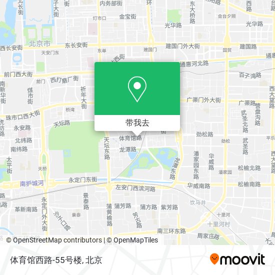体育馆西路-55号楼地图