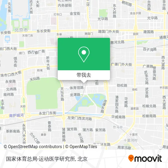 国家体育总局-运动医学研究所地图
