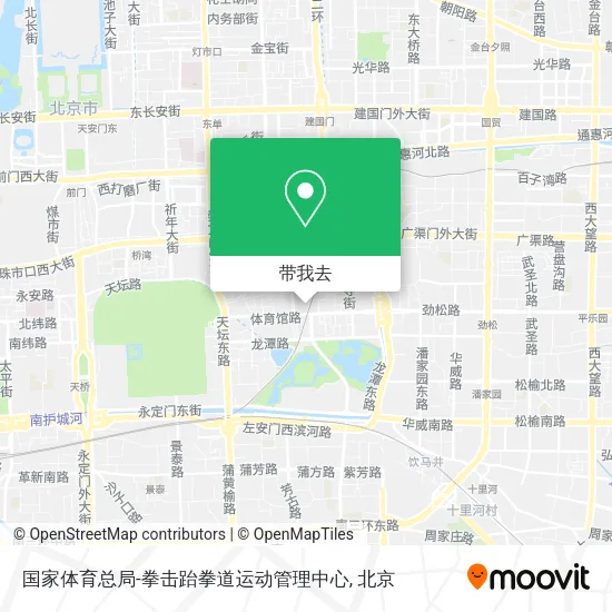 国家体育总局-拳击跆拳道运动管理中心地图