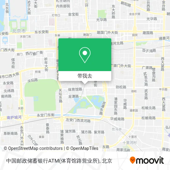 中国邮政储蓄银行ATM(体育馆路营业所)地图