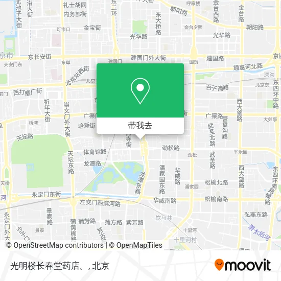 光明楼长春堂药店。地图