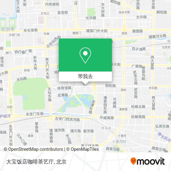 大宝饭店咖啡茶艺厅地图