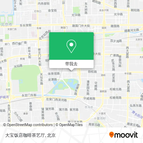 大宝饭店咖啡茶艺厅地图