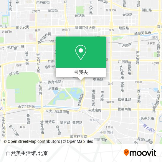 自然美生活馆地图