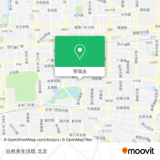 自然美生活馆地图