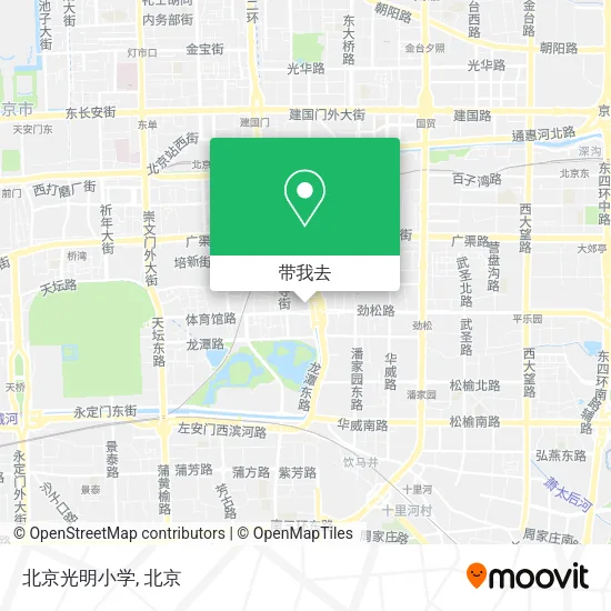 北京光明小学地图