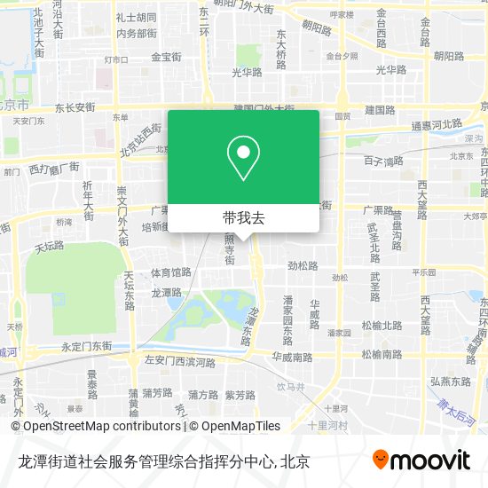 龙潭街道社会服务管理综合指挥分中心地图