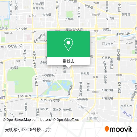 光明楼小区-25号楼地图