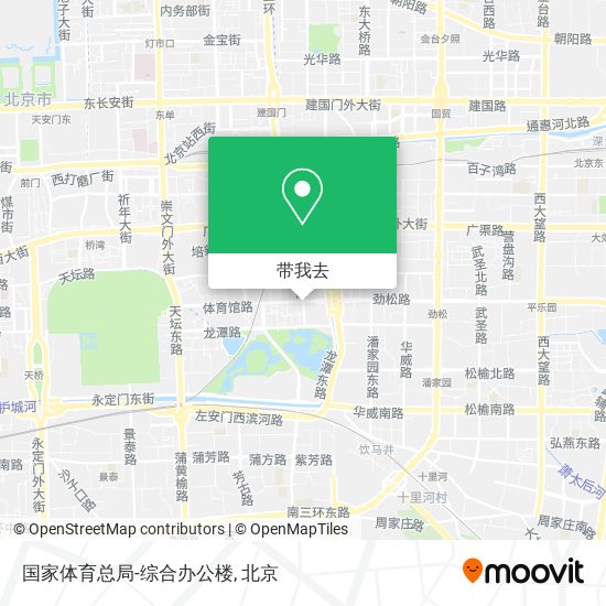 国家体育总局-综合办公楼地图