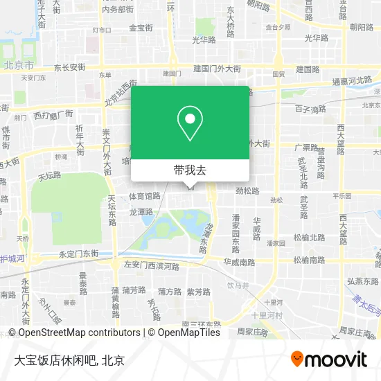 大宝饭店休闲吧地图