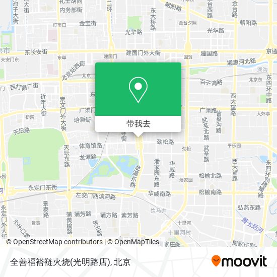 全善福褡裢火烧(光明路店)地图