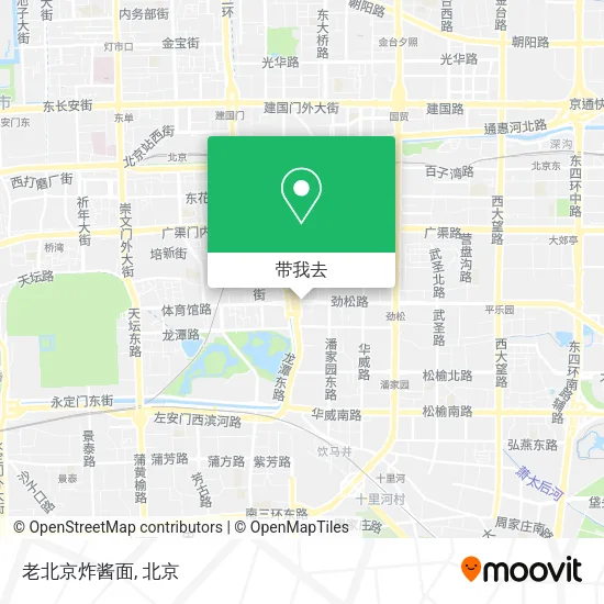 老北京炸酱面地图