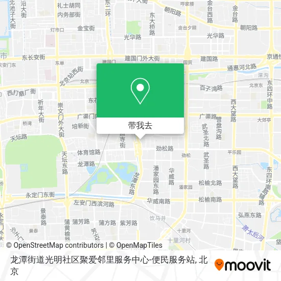 龙潭街道光明社区聚爱邻里服务中心-便民服务站地图