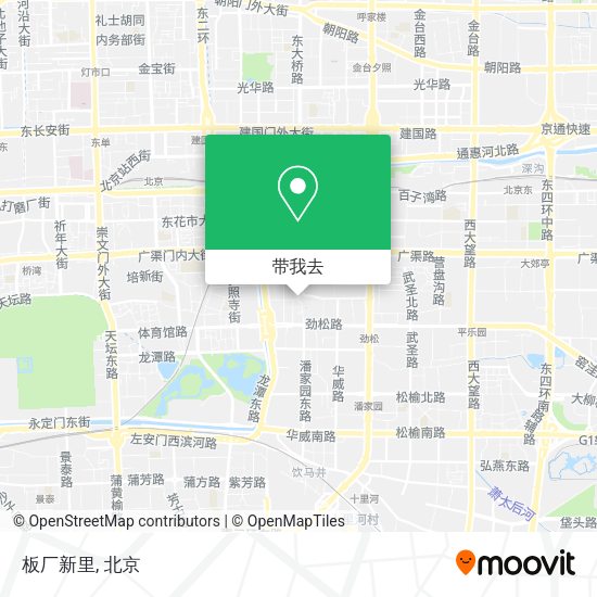 板厂新里地图