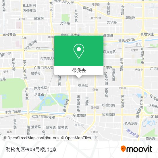 劲松九区-908号楼地图