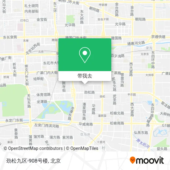 劲松九区-908号楼地图