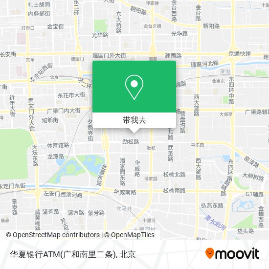 华夏银行ATM(广和南里二条)地图