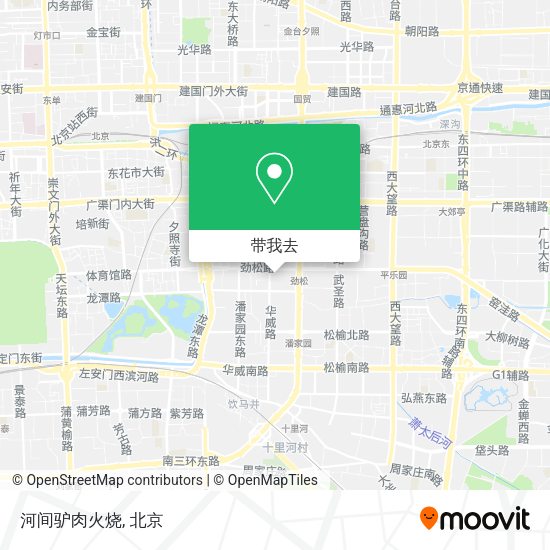 河间驴肉火烧地图