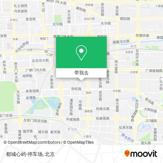 都城心屿-停车场地图