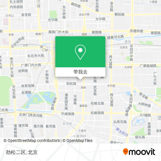 劲松二区地图