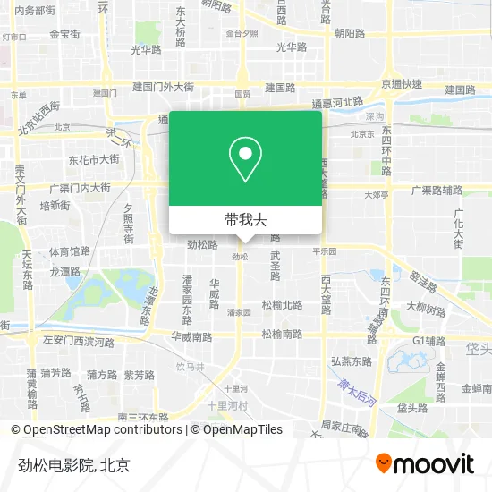 劲松电影院地图
