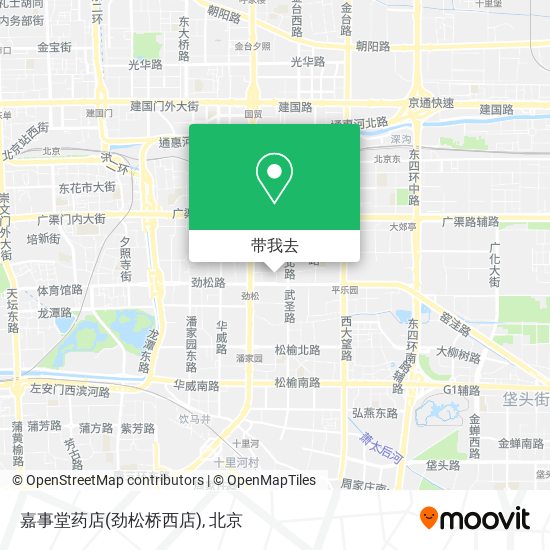 嘉事堂药店(劲松桥西店)地图