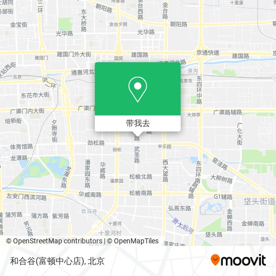 和合谷(富顿中心店)地图