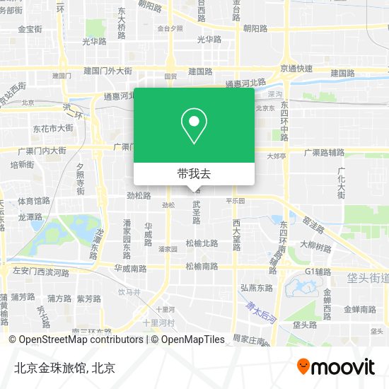 北京金珠旅馆地图
