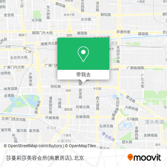莎蔓莉莎美容会所(南磨房店)地图