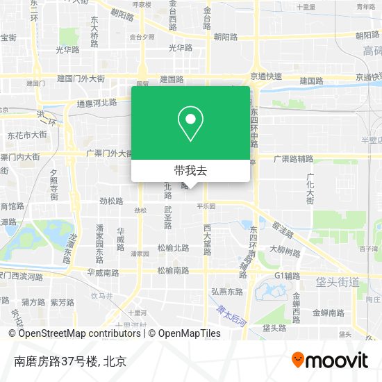 南磨房路37号楼地图
