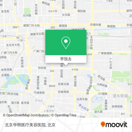 北京华韩医疗美容医院地图