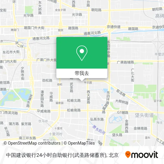 中国建设银行24小时自助银行(武圣路储蓄所)地图