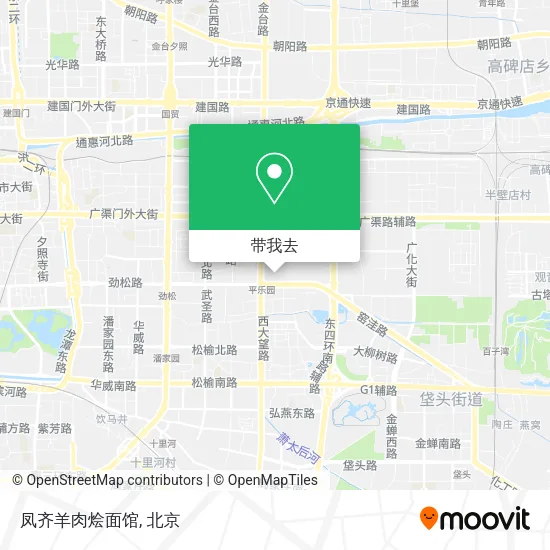 凤齐羊肉烩面馆地图