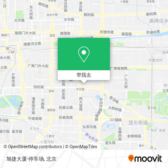 旭捷大厦-停车场地图