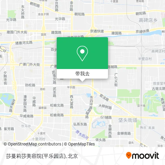 莎蔓莉莎美容院(平乐园店)地图