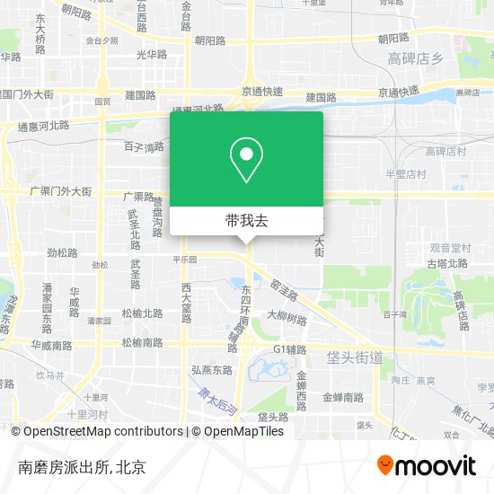 南磨房派出所地图