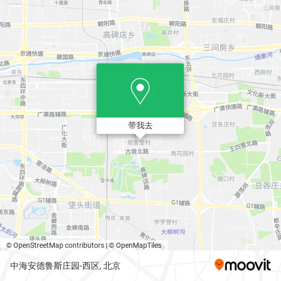 中海安德鲁斯庄园-西区地图