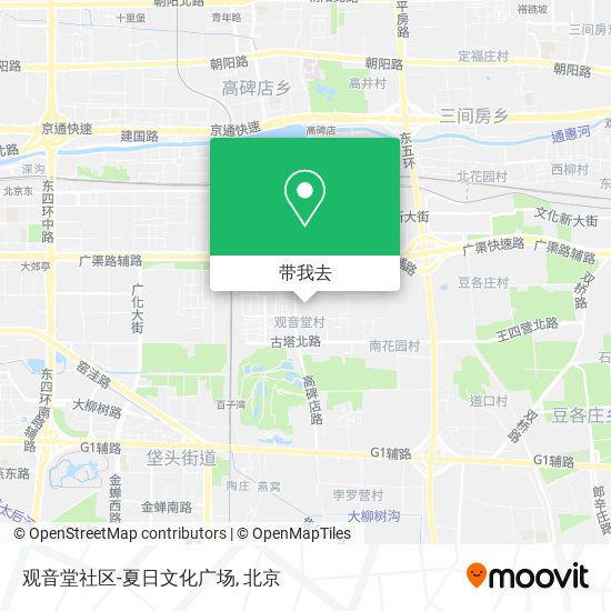 观音堂社区-夏日文化广场地图