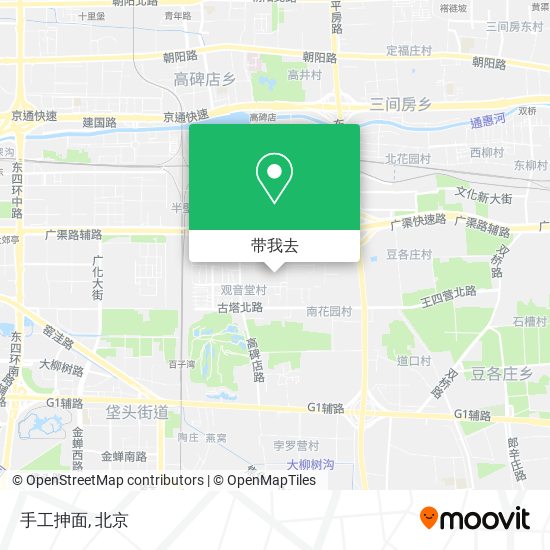 手工抻面地图