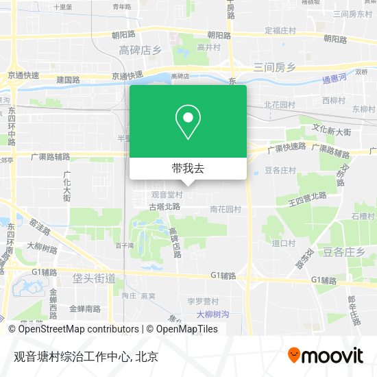 观音塘村综治工作中心地图
